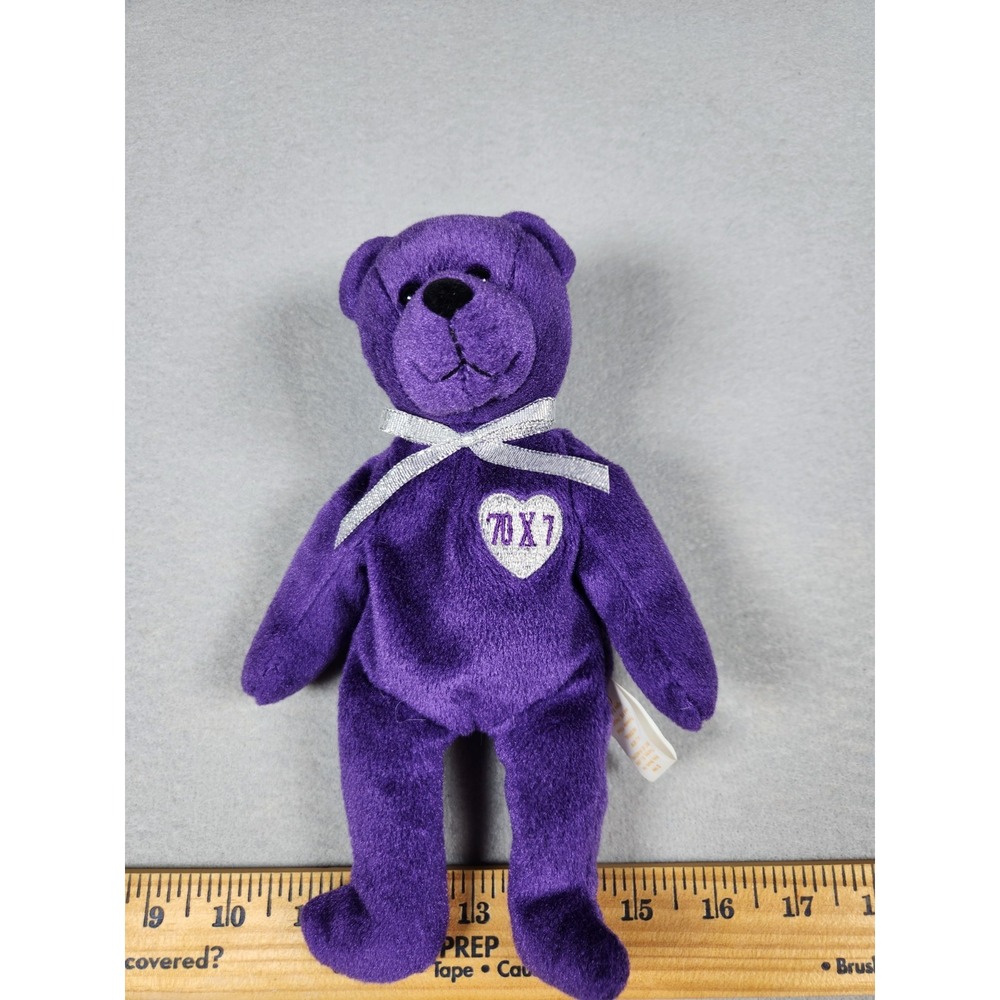 Holy Bears From The Heart Forgiveness 1999 Limited Edition Purple Plush Bear